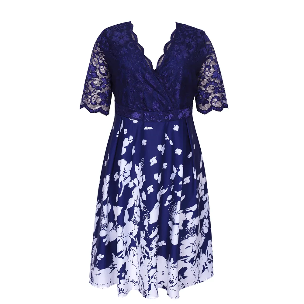 Funki Buys | Dresses | Women's Plus Floral Print Wrap Dress