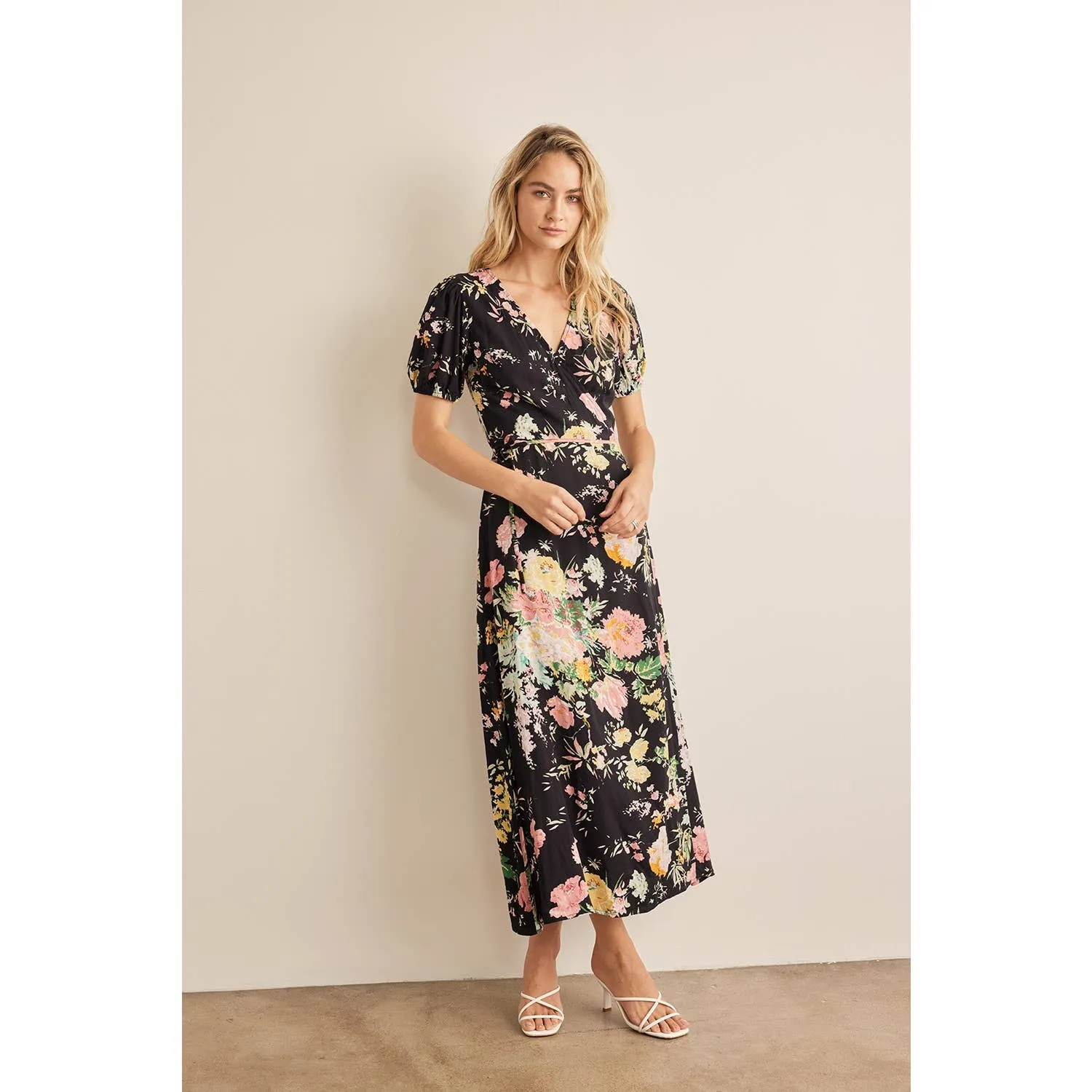 Garden Party Floral Midi Dress