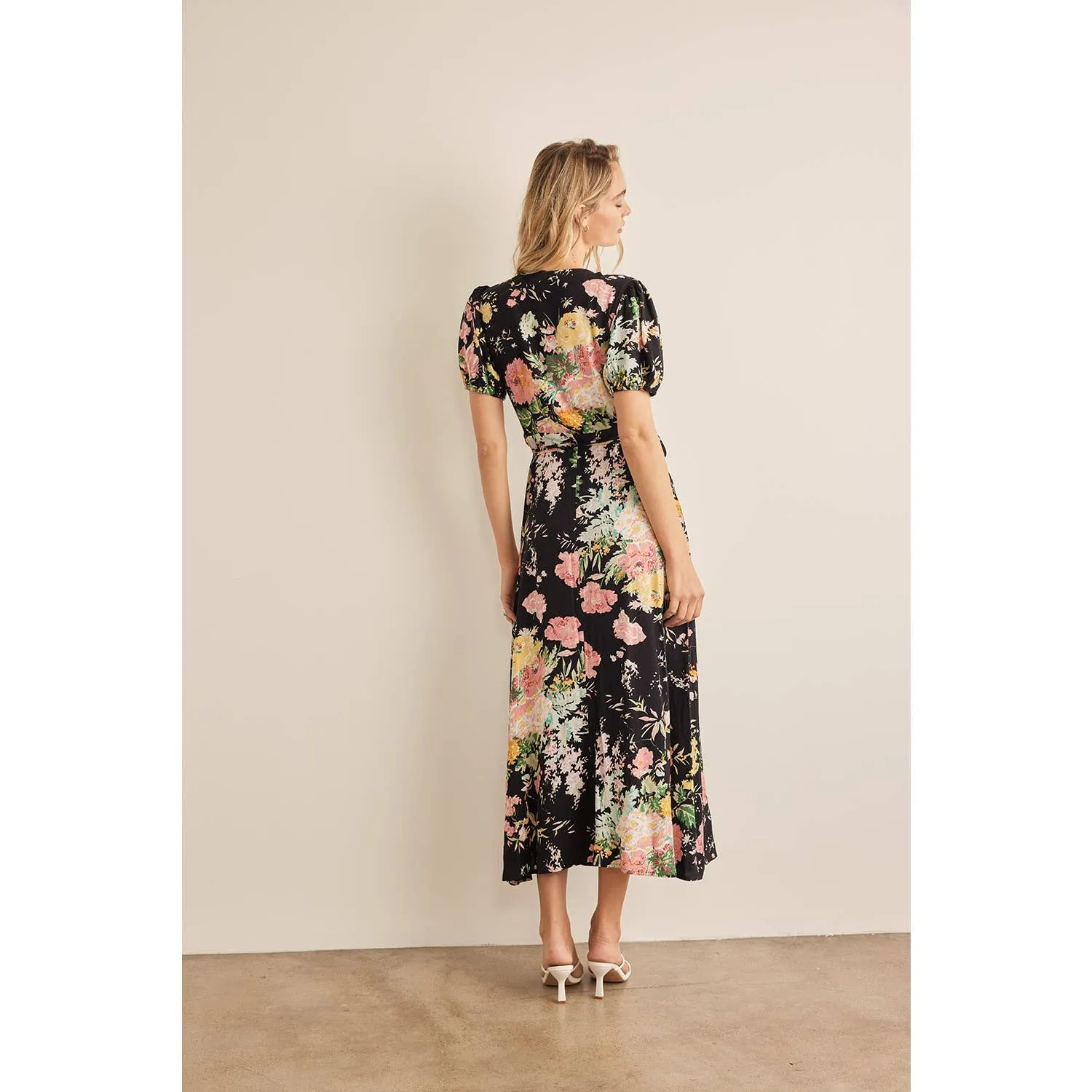 Garden Party Floral Midi Dress