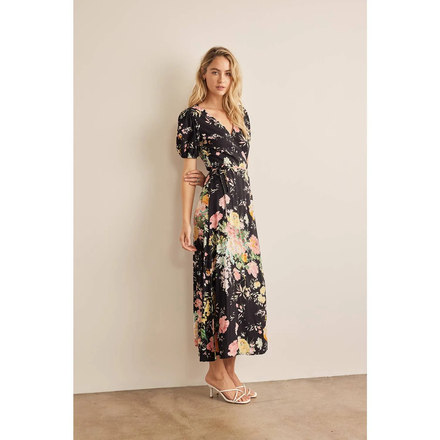 Garden Party Floral Midi Dress