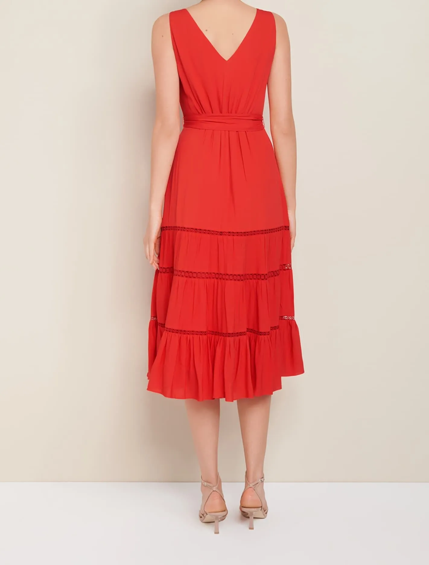 Georgia Tiered Midi Dress