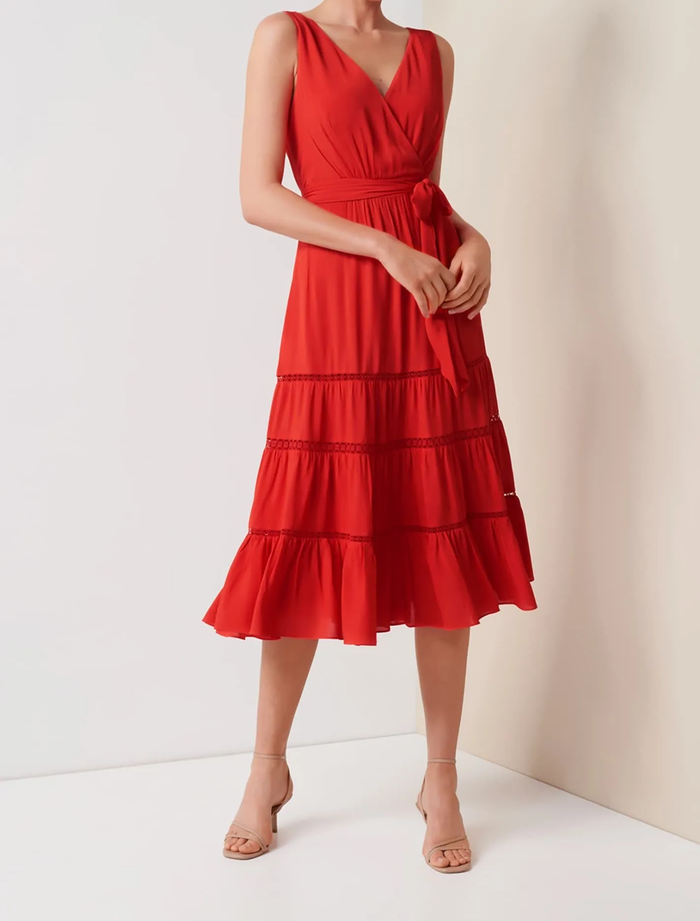 Georgia Tiered Midi Dress