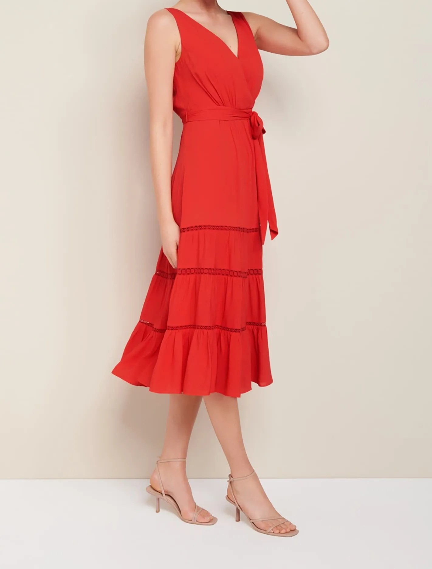 Georgia Tiered Midi Dress