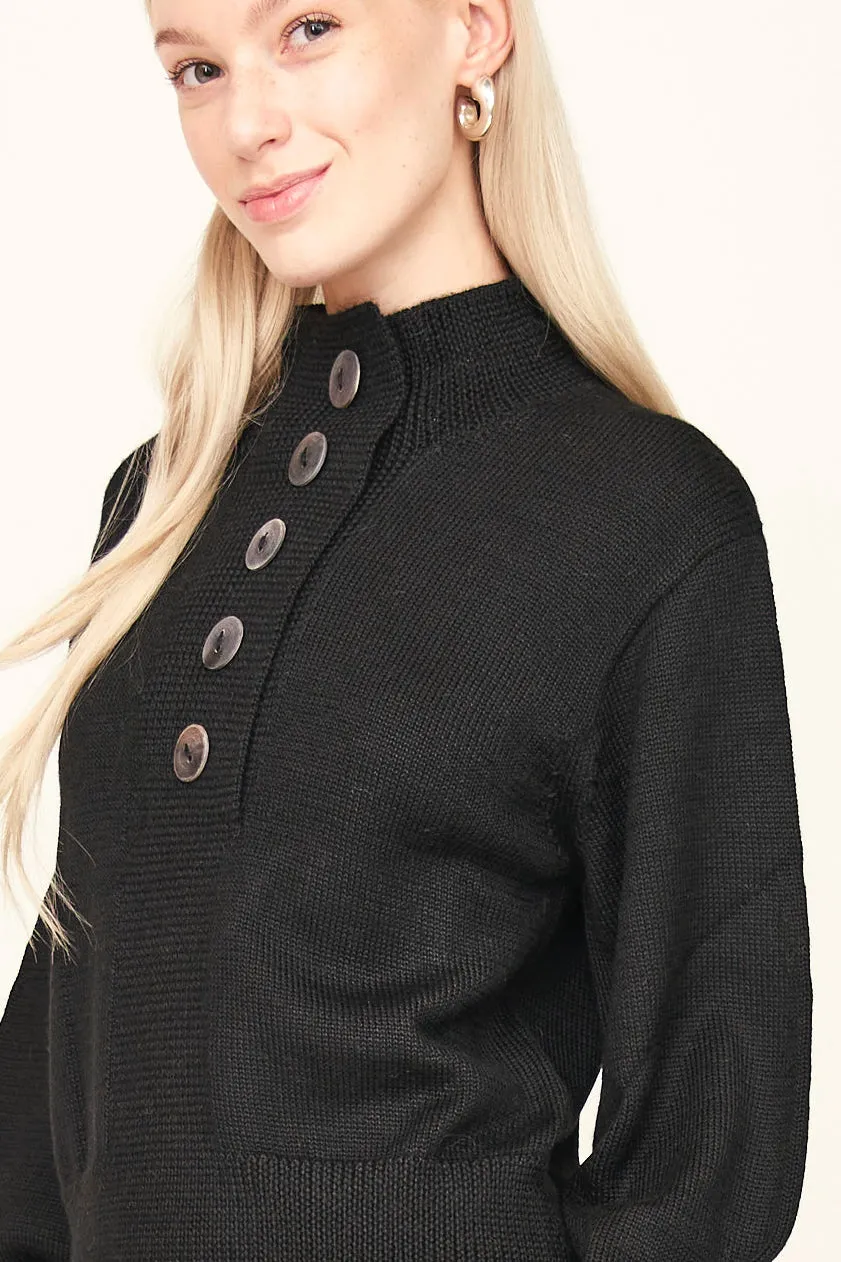 Ghent Sweater in Black