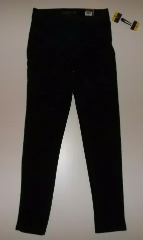 GLORIA VANDERBILT Womens Pants Black Corduroy