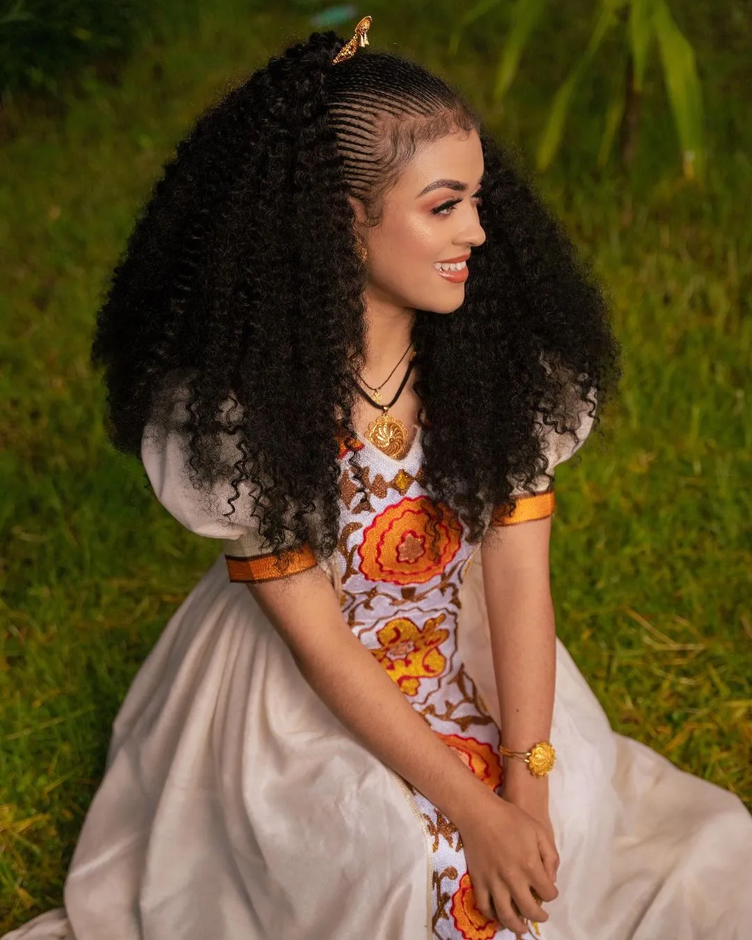 Gorgeous Habesha Dress Vibrant Ethiopian Traditional Dress Elegant Habesha Kemis with Modern Touch