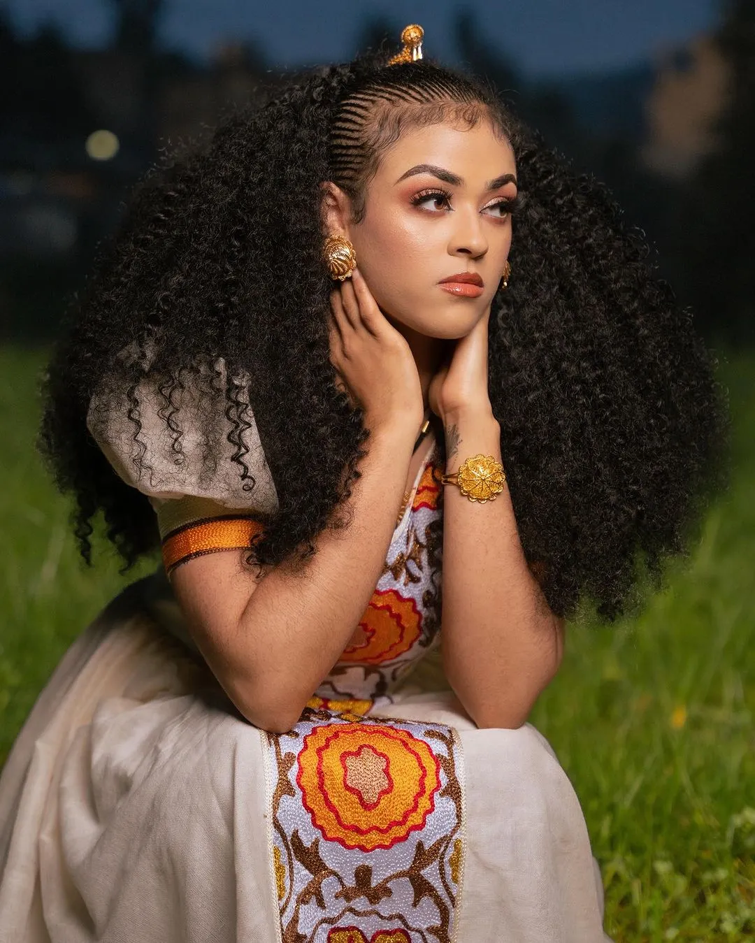 Gorgeous Habesha Dress Vibrant Ethiopian Traditional Dress Elegant Habesha Kemis with Modern Touch