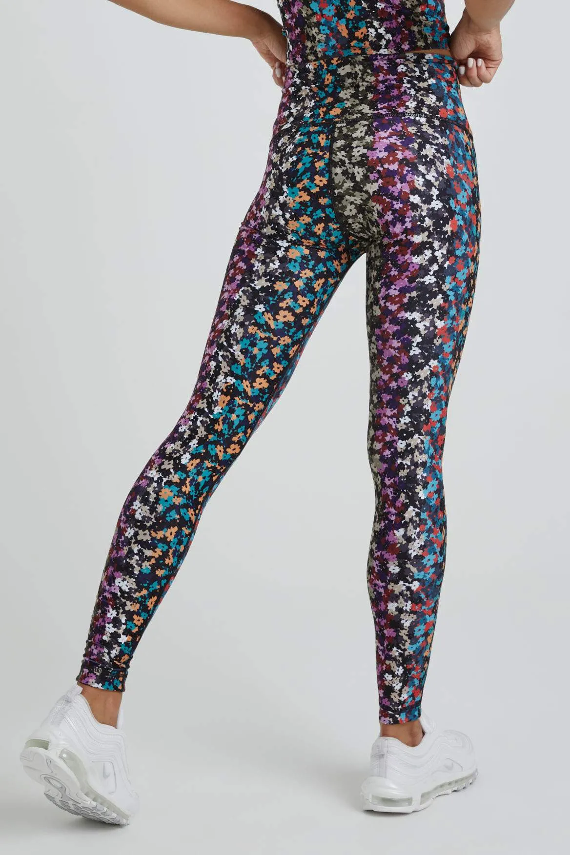 High Waist Leggings Multi Botanical