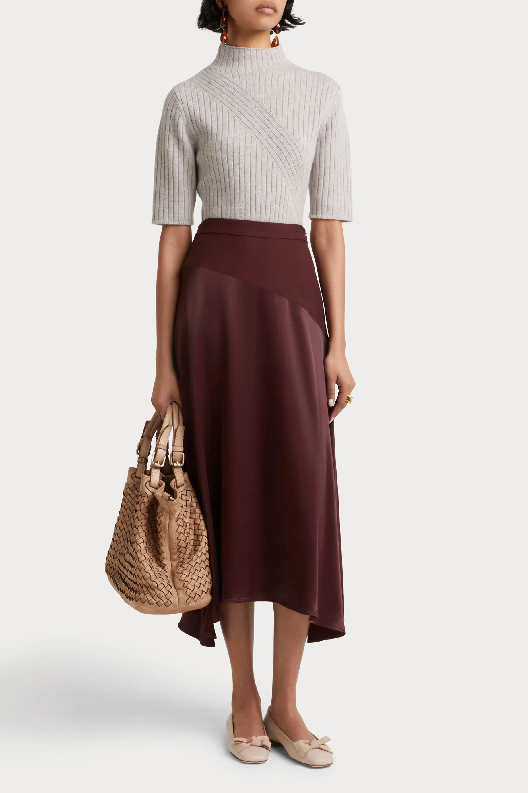 Husk Karolina skirt - Burgundy