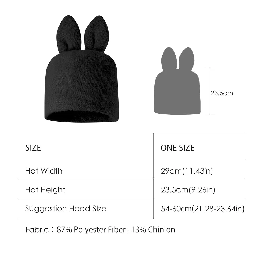 Japan Stock Women's Winter Plush Ear Beanie Hat