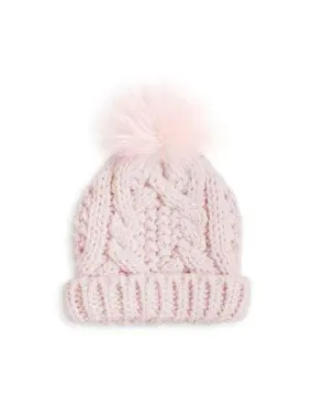 Katie Loxton T Baby Bobble Hat Pink BA0019