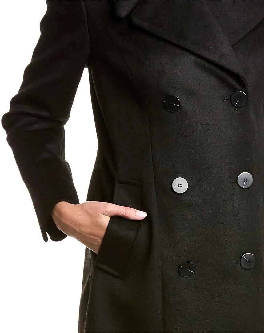 Kenneth Cole Wool-Blend Maxi Coat