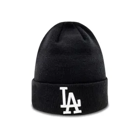 LA Dodgers Essential Black Cuff Beanie Hat