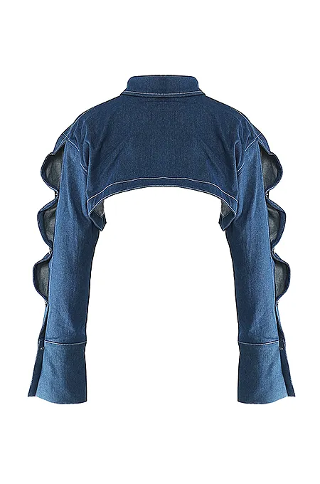 ‘Ladislau’ Denim Cropped Jacket