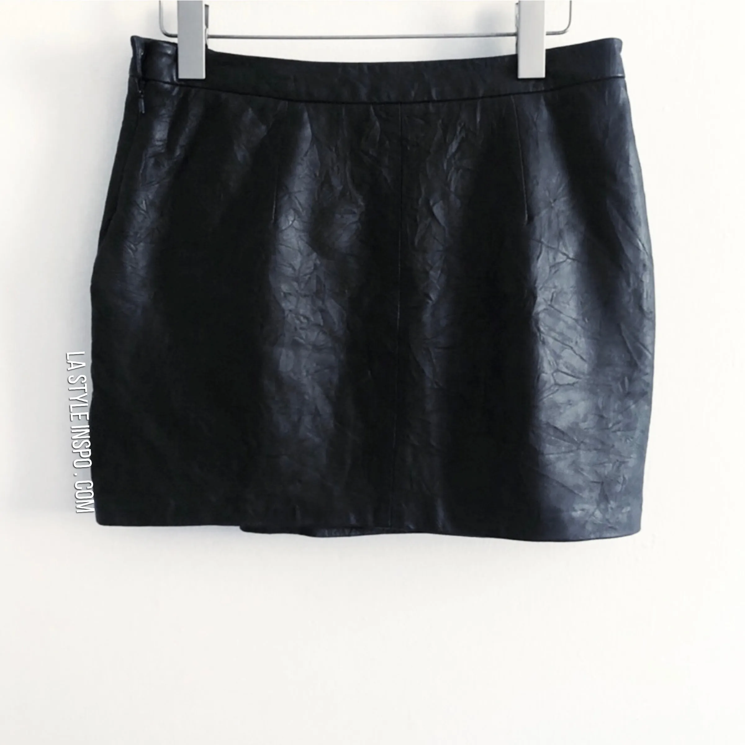 L’AGENCE Lambskin Mini Skirt As Seen On Miley Cirus Size 4