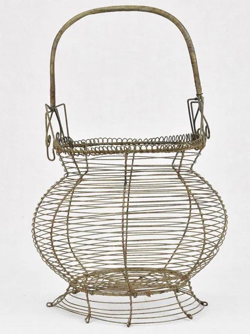 Large 19th century French egg basket