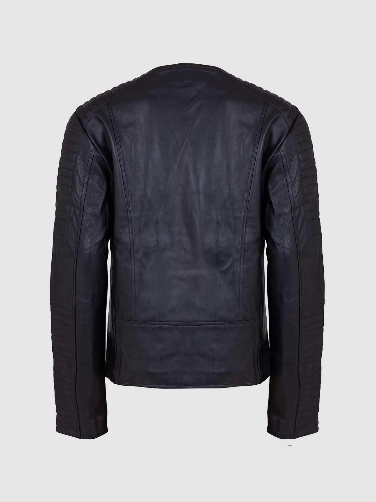 Leather Quilted Jacket