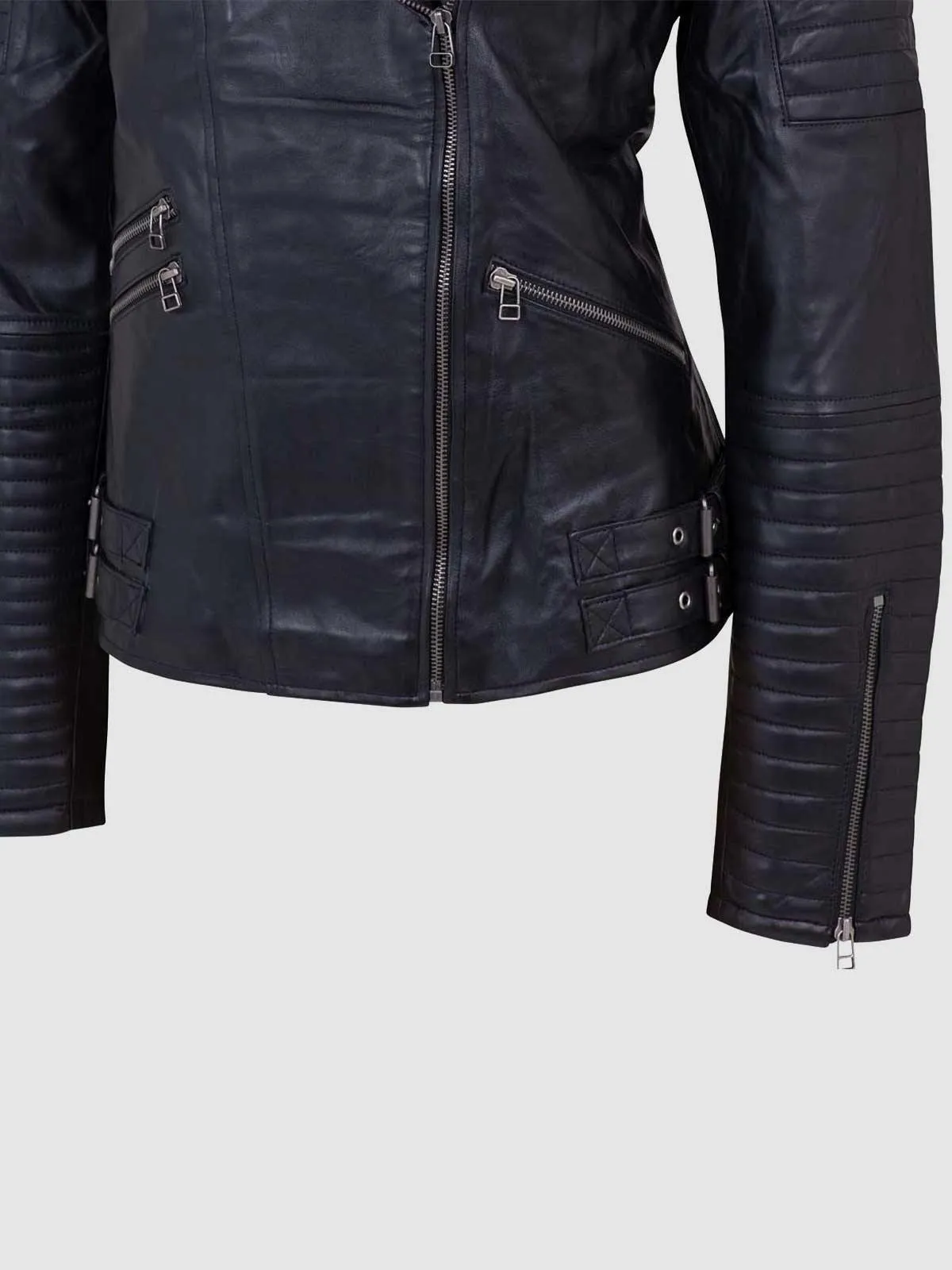 Leather Quilted Jacket