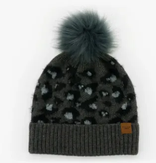 Leopard Pom Hat