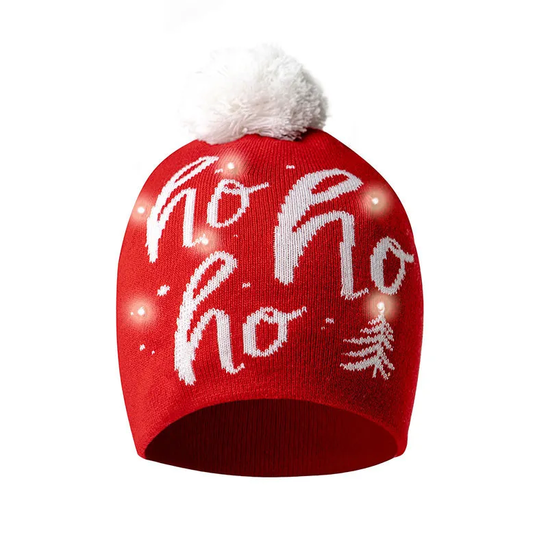 Light-Up Holiday Pom Hat