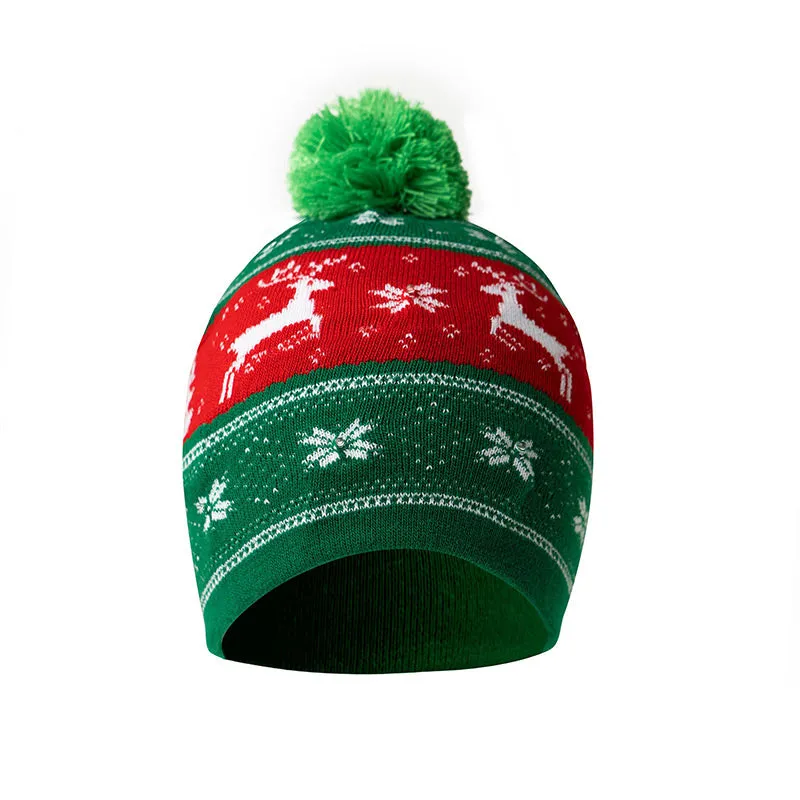 Light-Up Holiday Pom Hat