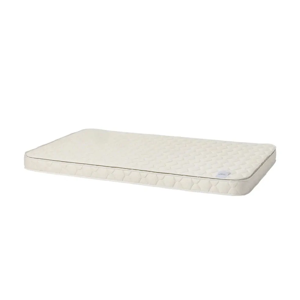 Lit 120 Wood Lounger, Blanc/Chêne