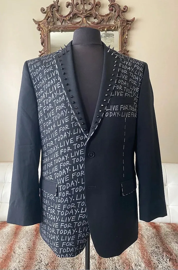 LIVE FOR TODAY, Size 40 Mens Suit Jacket