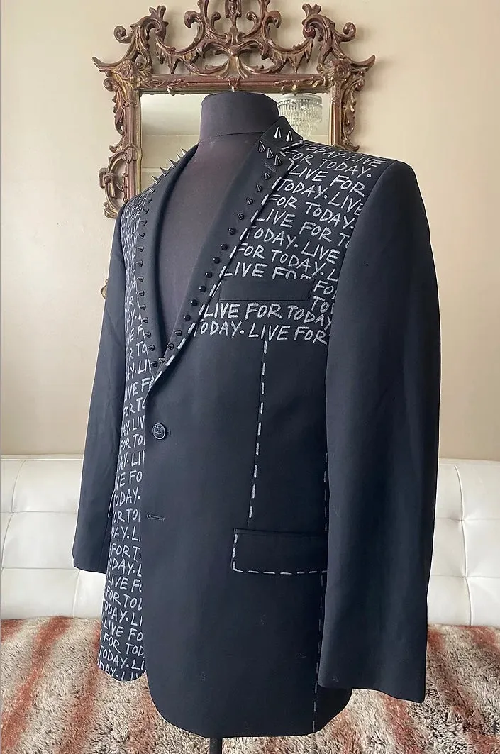 LIVE FOR TODAY, Size 40 Mens Suit Jacket