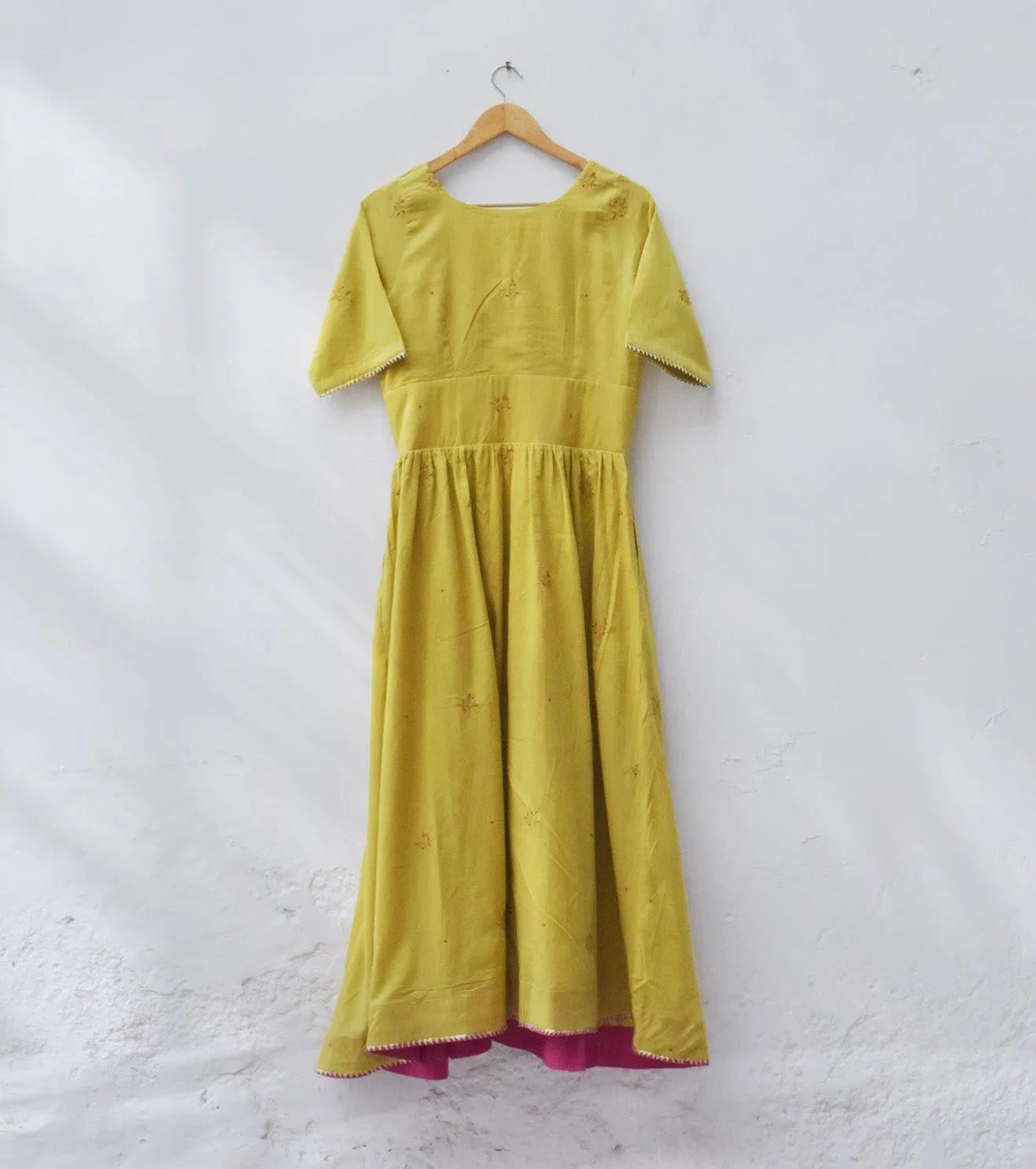 Marigold gown with pants