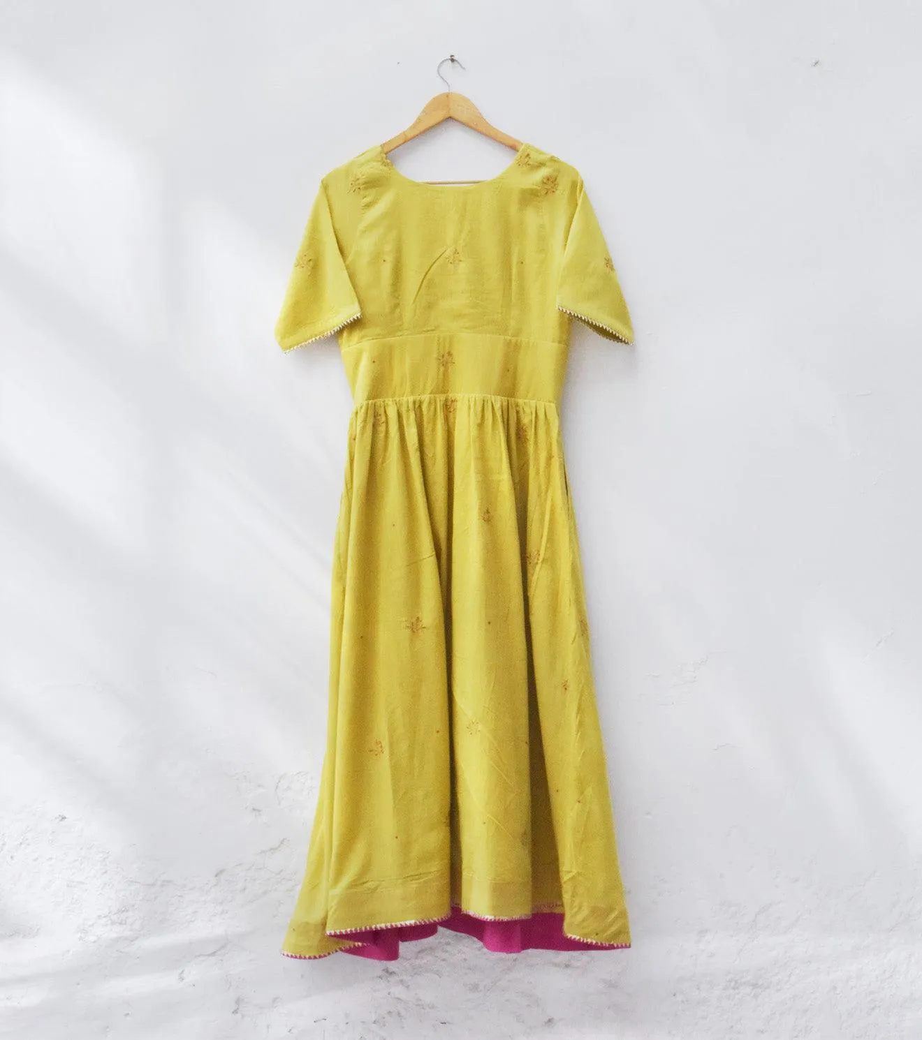 Marigold gown with pants