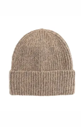 Marled Rib Knit Beanie