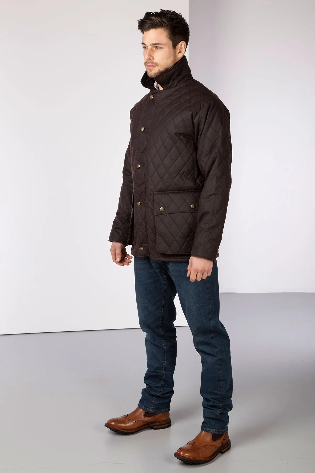 Men's Diamond Quilted Wax Jacket II