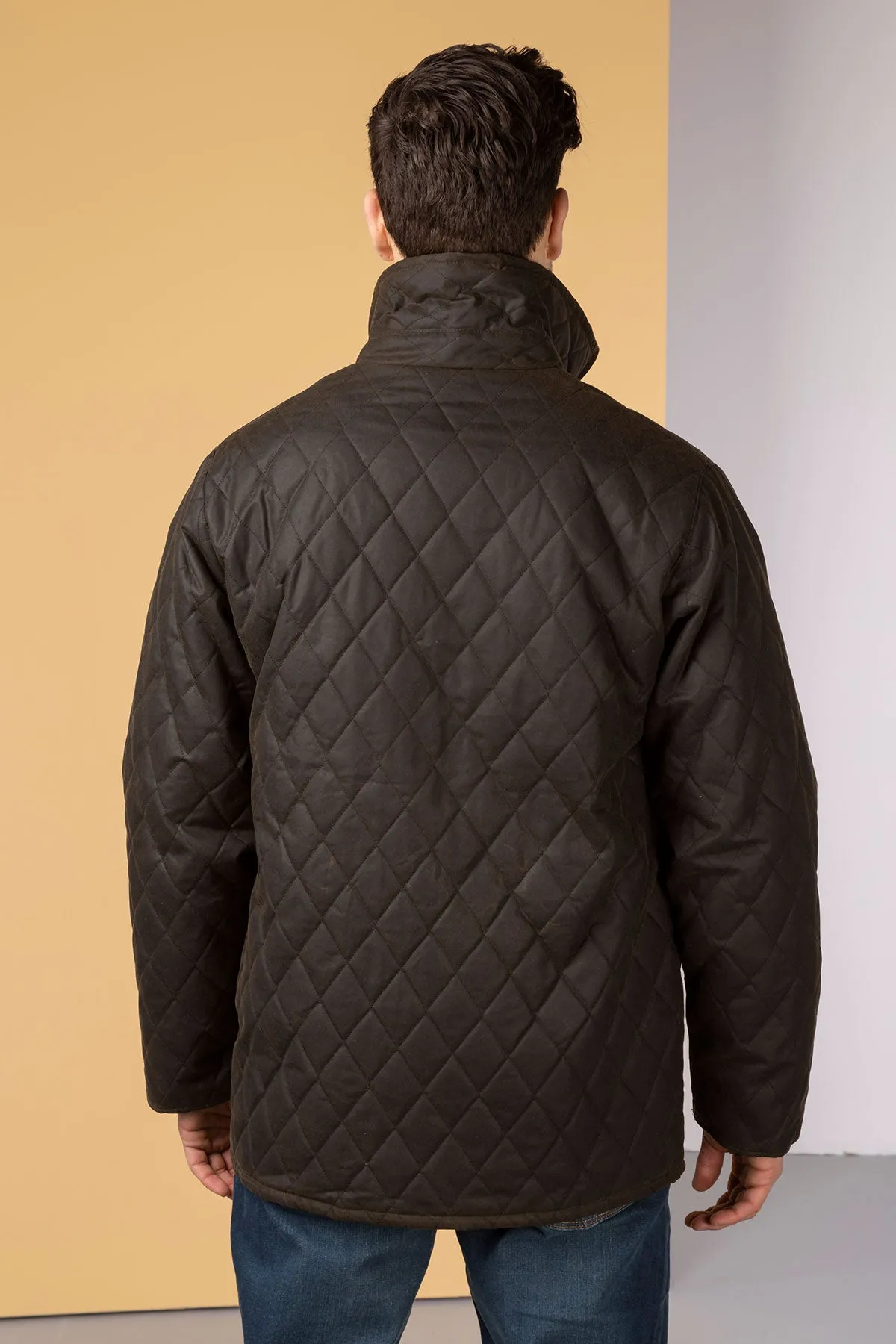 Men's Diamond Quilted Wax Jacket II