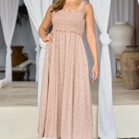 Midsummer's Day Dress in Taupe