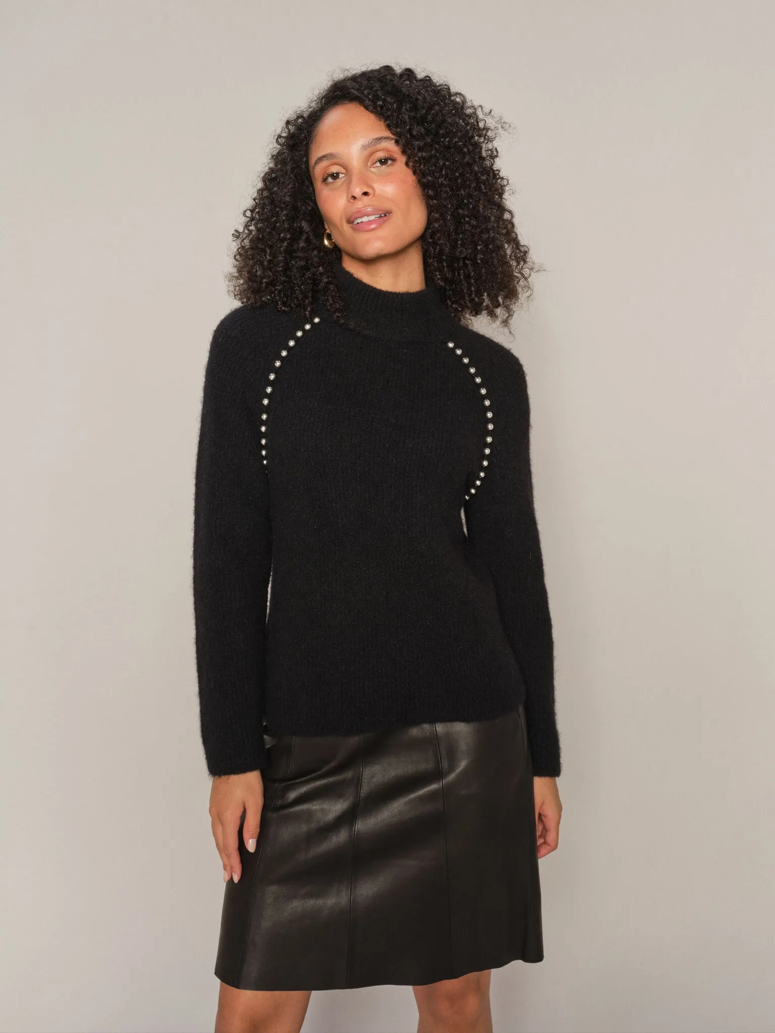 MMZora Bead Highneck Knit