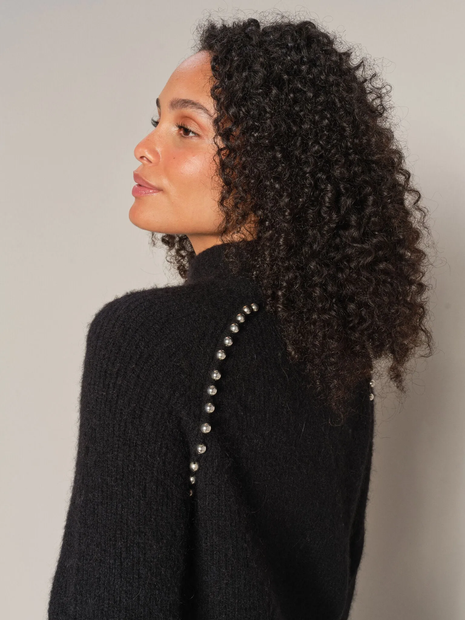 MMZora Bead Highneck Knit