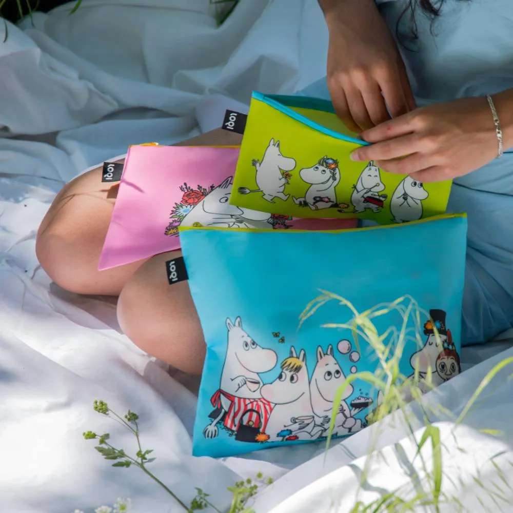 Moomin Together Zip Pocket Bag 3-set - LOQI