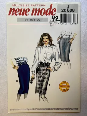 Neue Mode J20808 UNCUT Adult Skirt Sizes 8-30