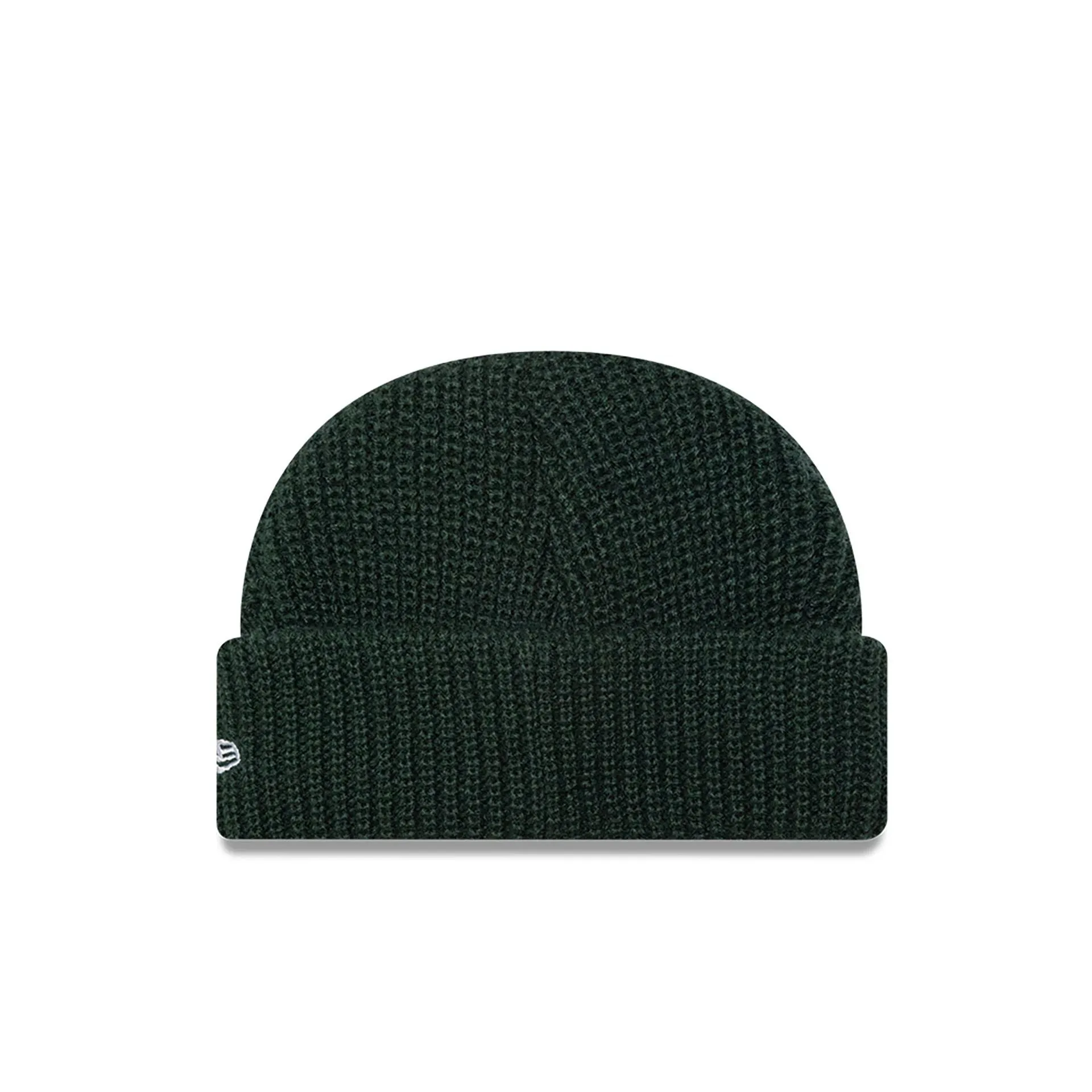 New Era Ribbed Skully Knit Dark Green Beanie Hat