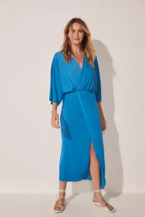 Ocean Criss Crossed Midi Dress E4662A1706