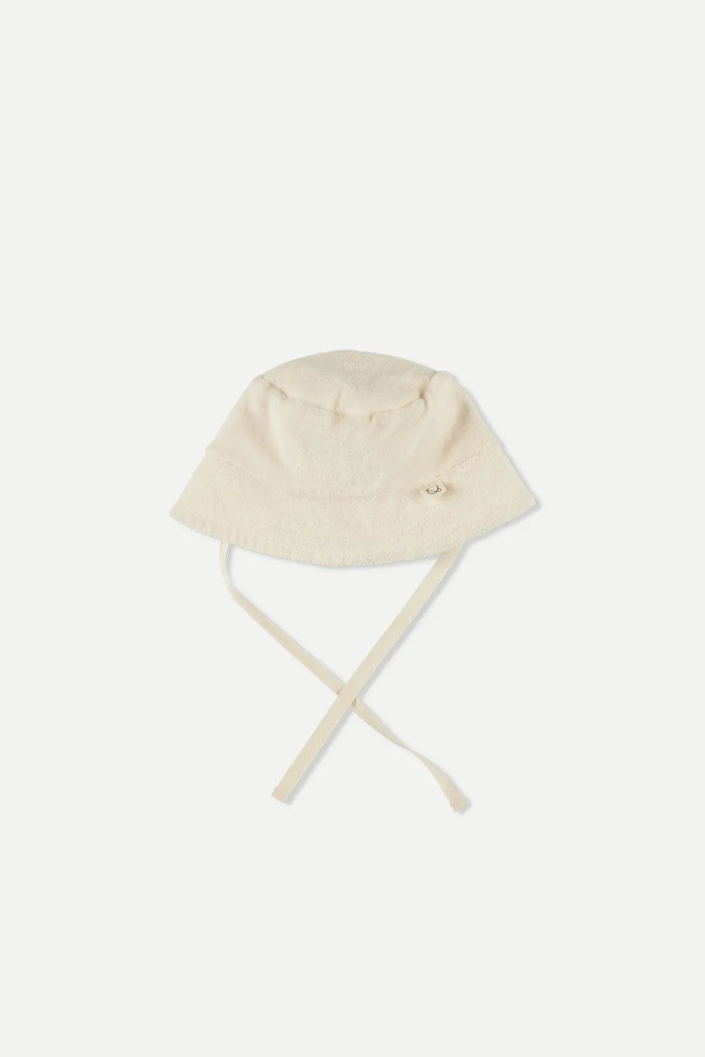 Organic toweling baby bucket hat