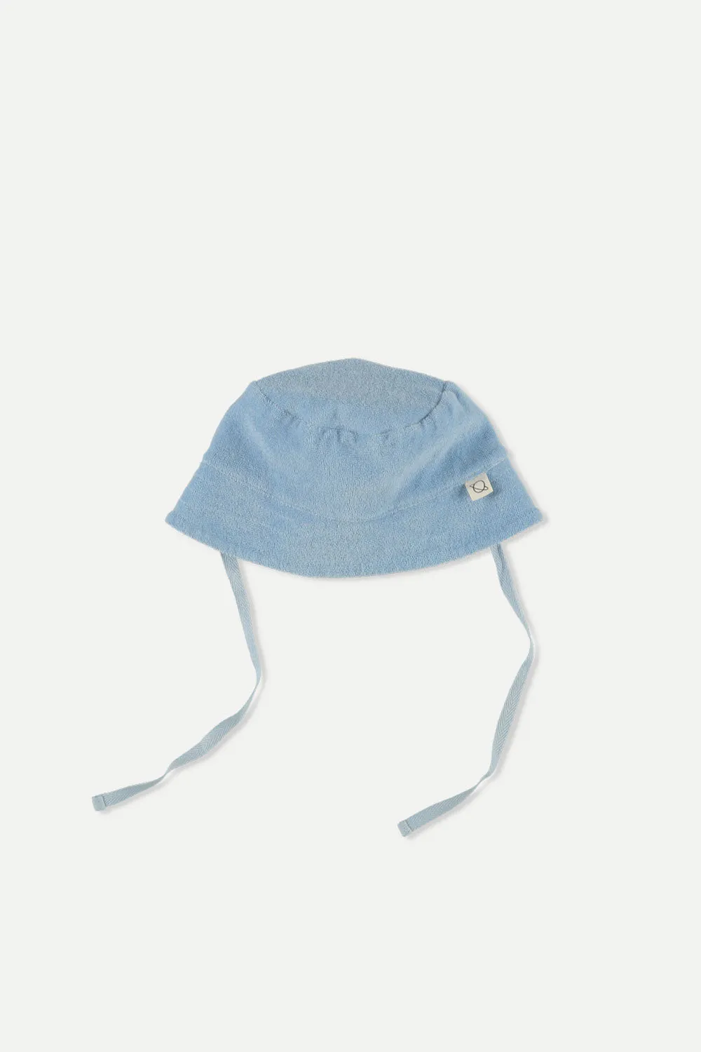 Organic toweling baby bucket hat