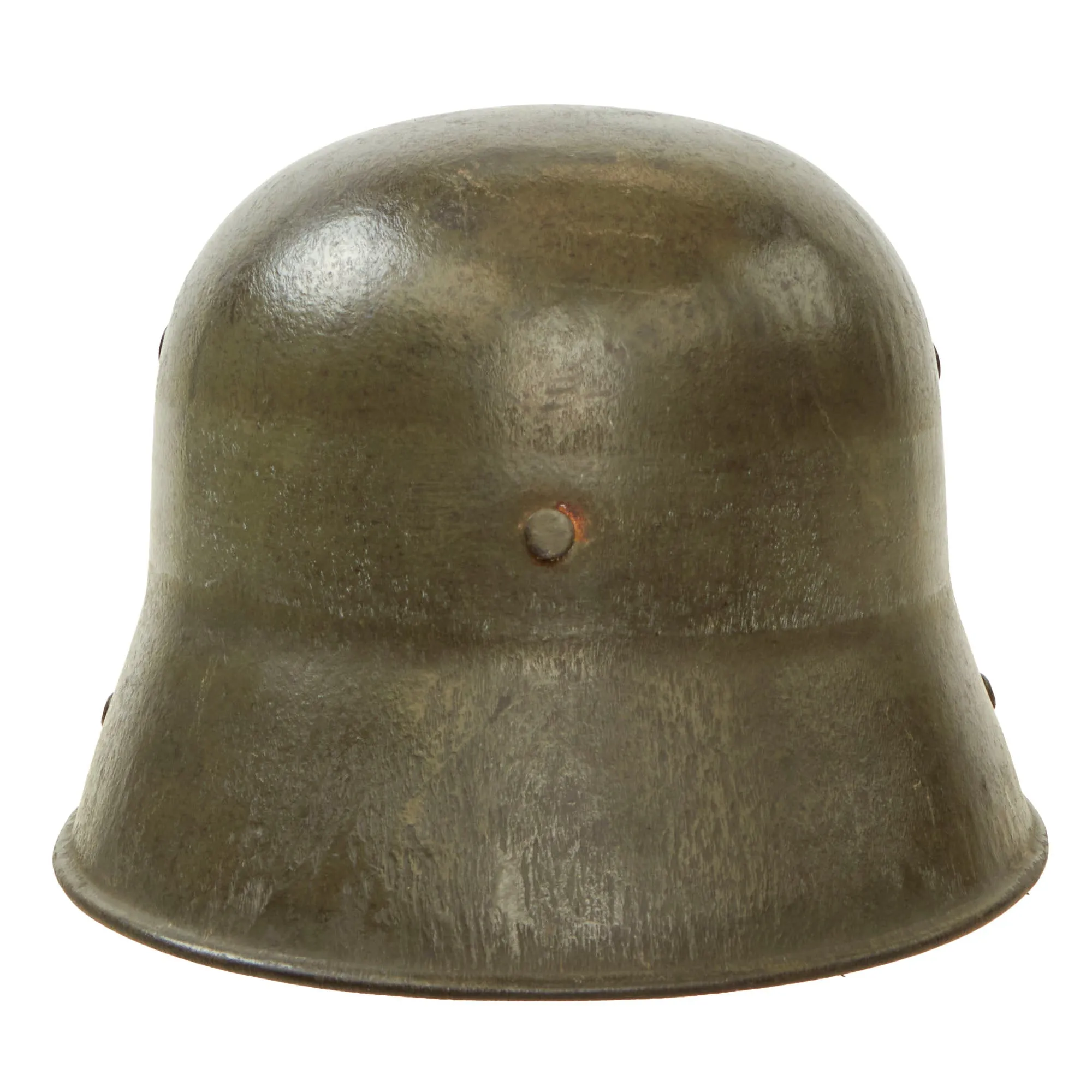 Original Imperial German WWI M16 Stahlhelm Helmet with Partial Liner - Rare Maker W66