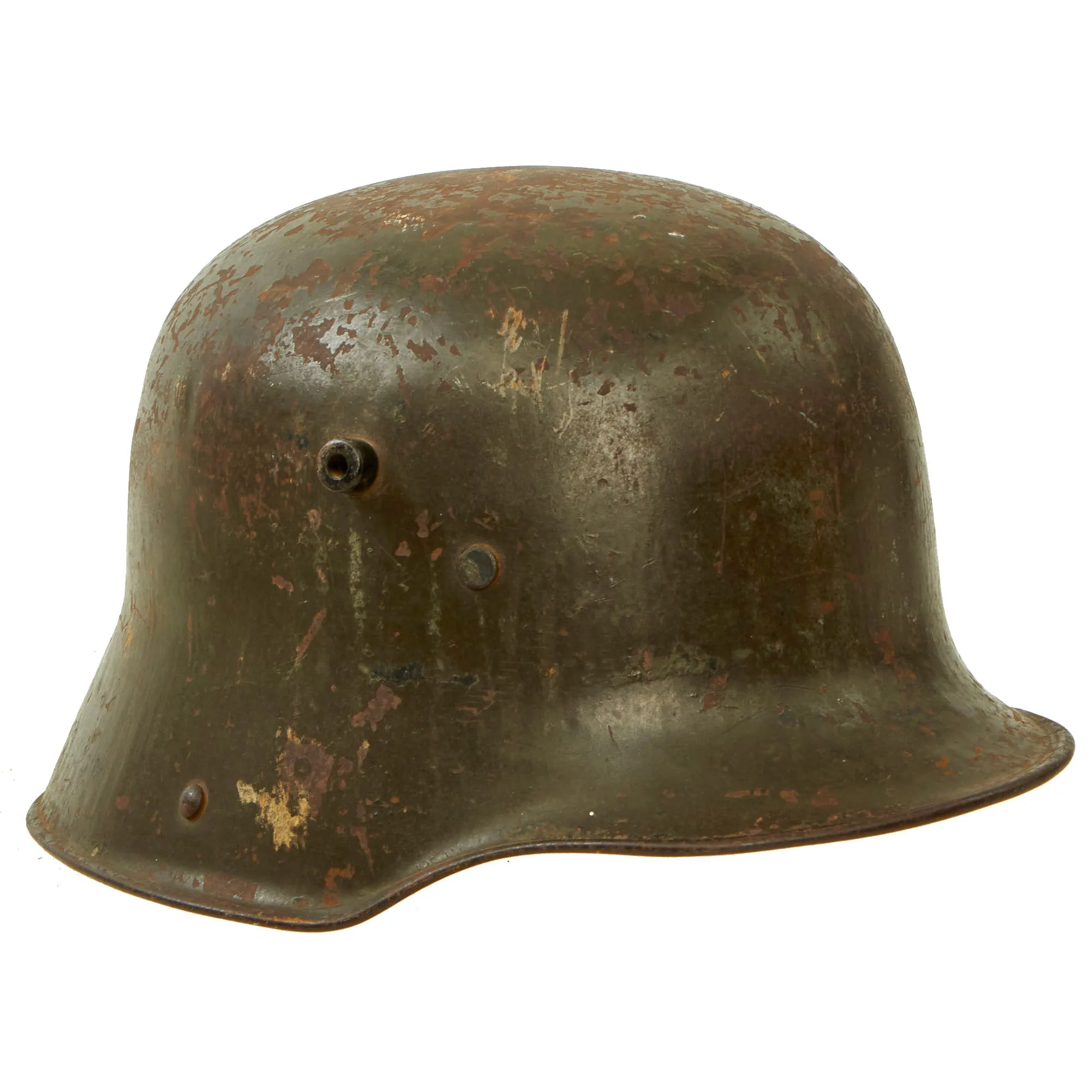 Original Imperial German WWI Rare Large Size M16 Stahlhelm Helmet Shell - Marked TJ68