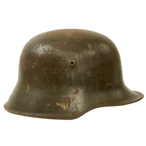 Original Imperial German WWI Rare Large Size M16 Stahlhelm Helmet Shell - Marked TJ68