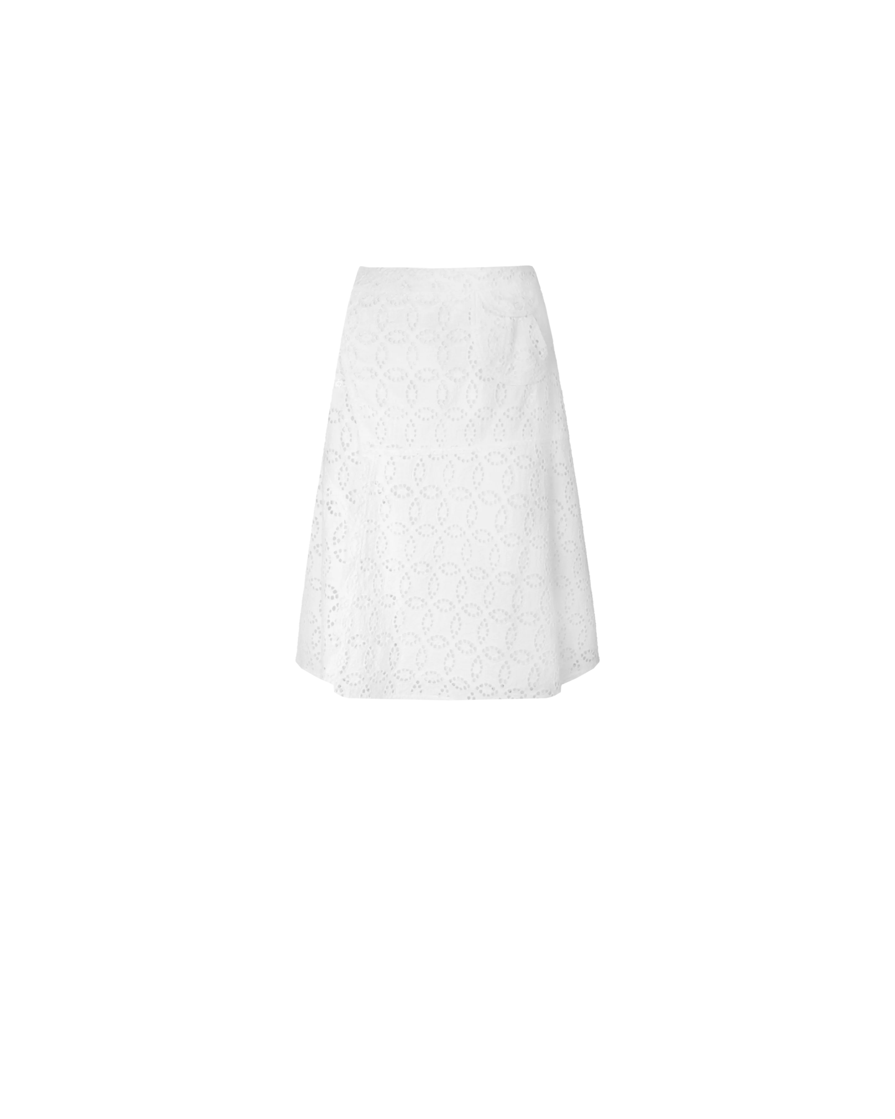 PARFAIT WRAP SKIRT WHITE