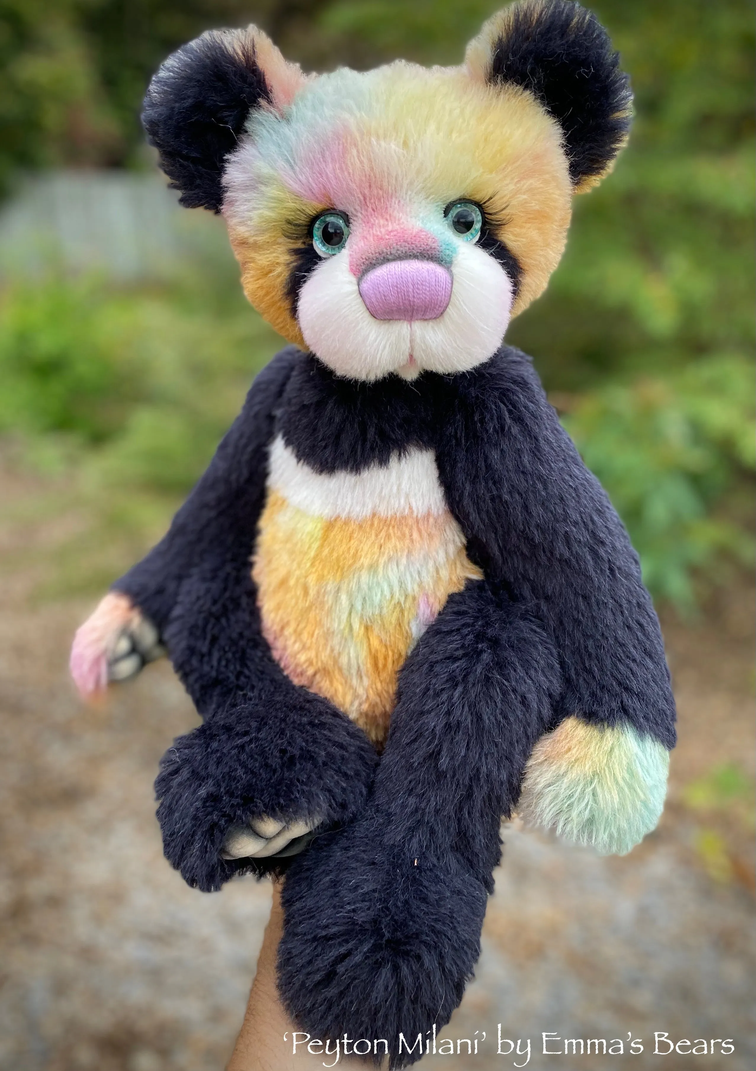 Peyton Milani - 21" Alpaca Toddler Artist Bear by Emma's Bears - OOAK