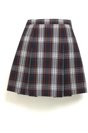 Plaid 49 Kick Pleat Skirt