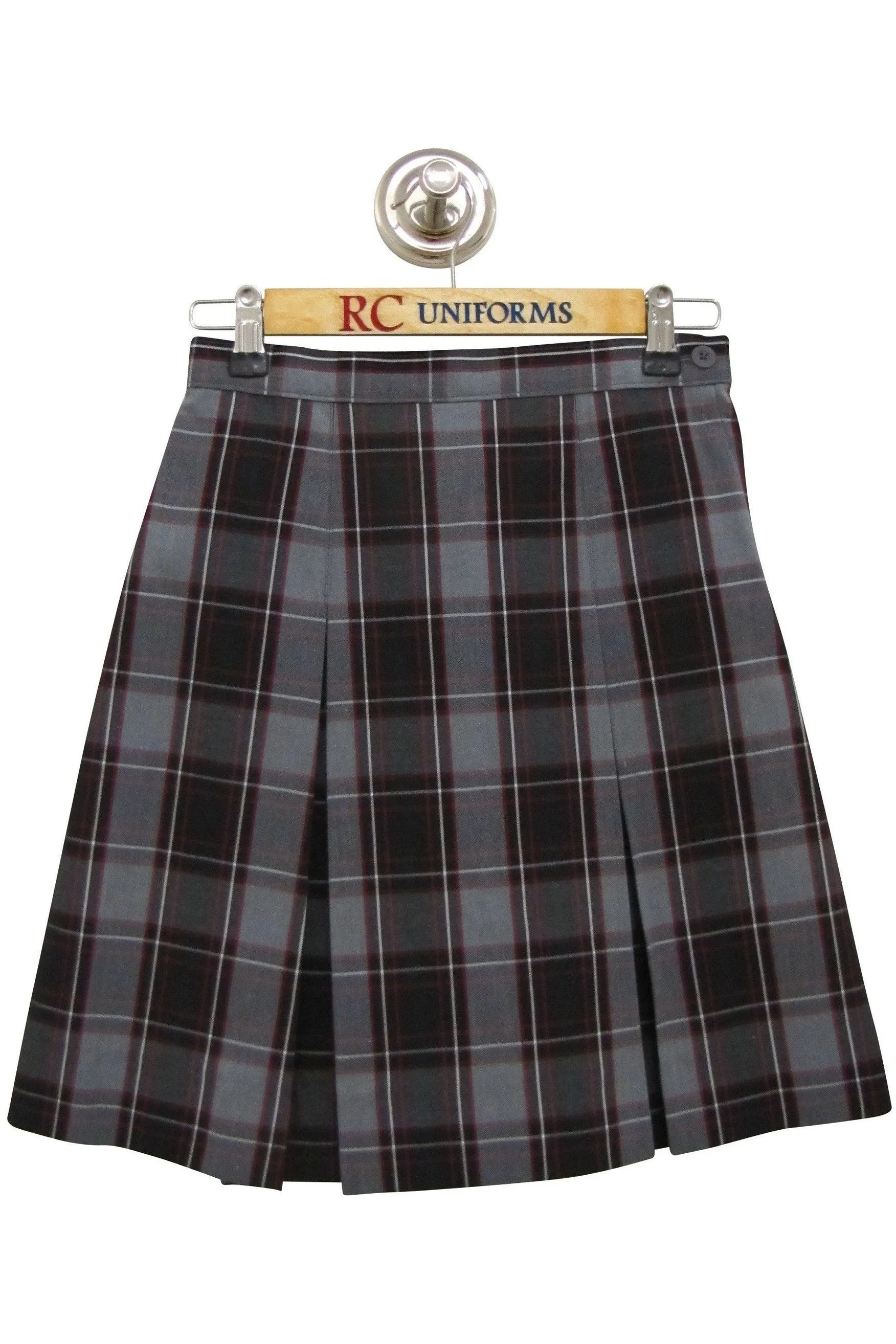 Plaid 52 Kick Pleat Skirt