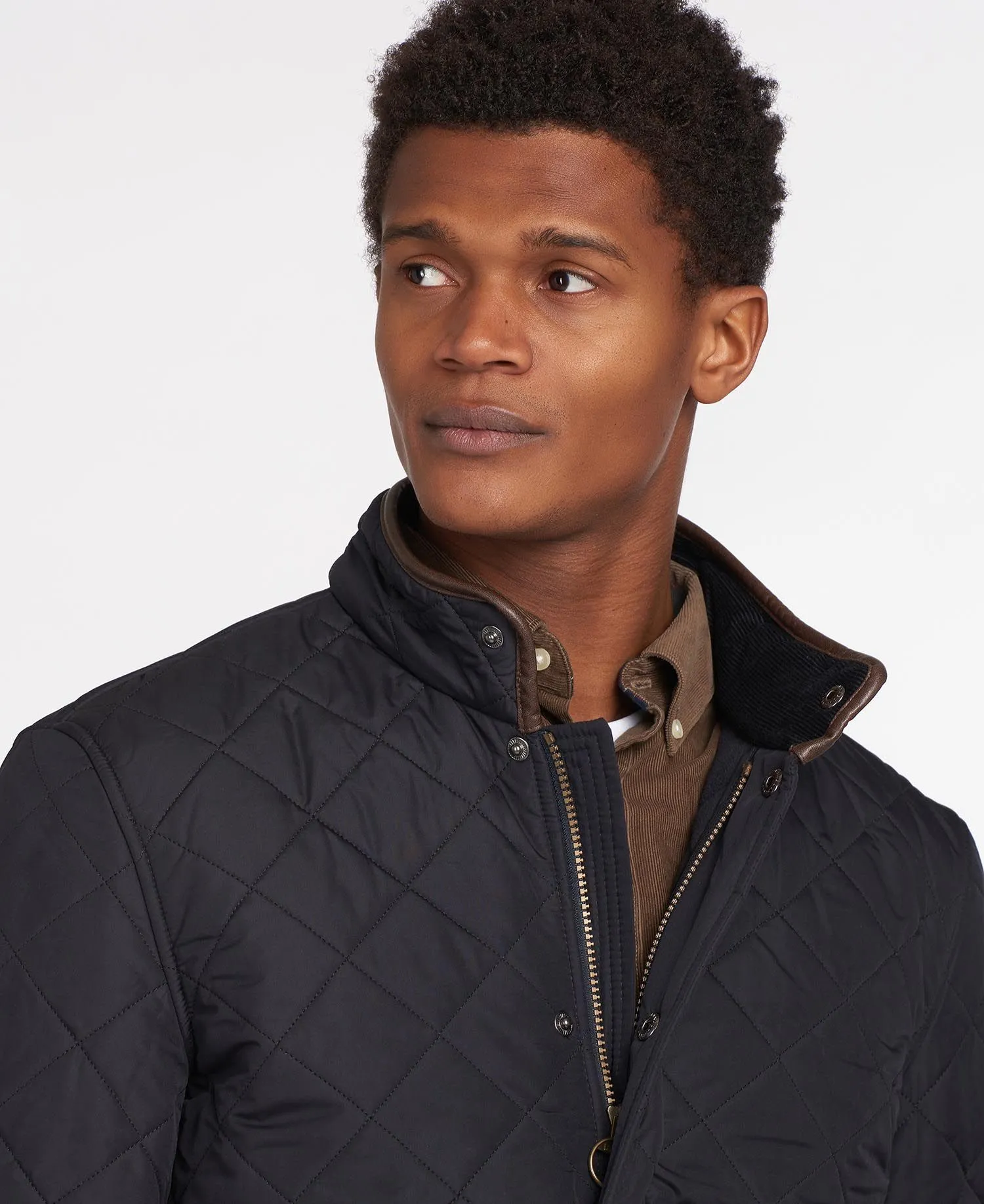 Powell Quilted Jacket in Navy by Barbour